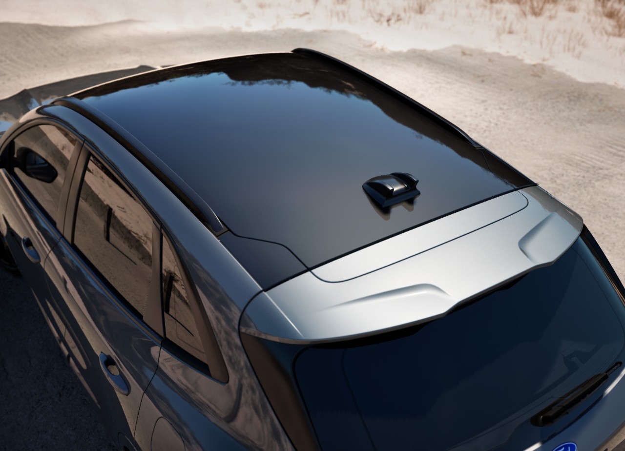 Stylischer Ford Kuga mit Schwarz-Paket