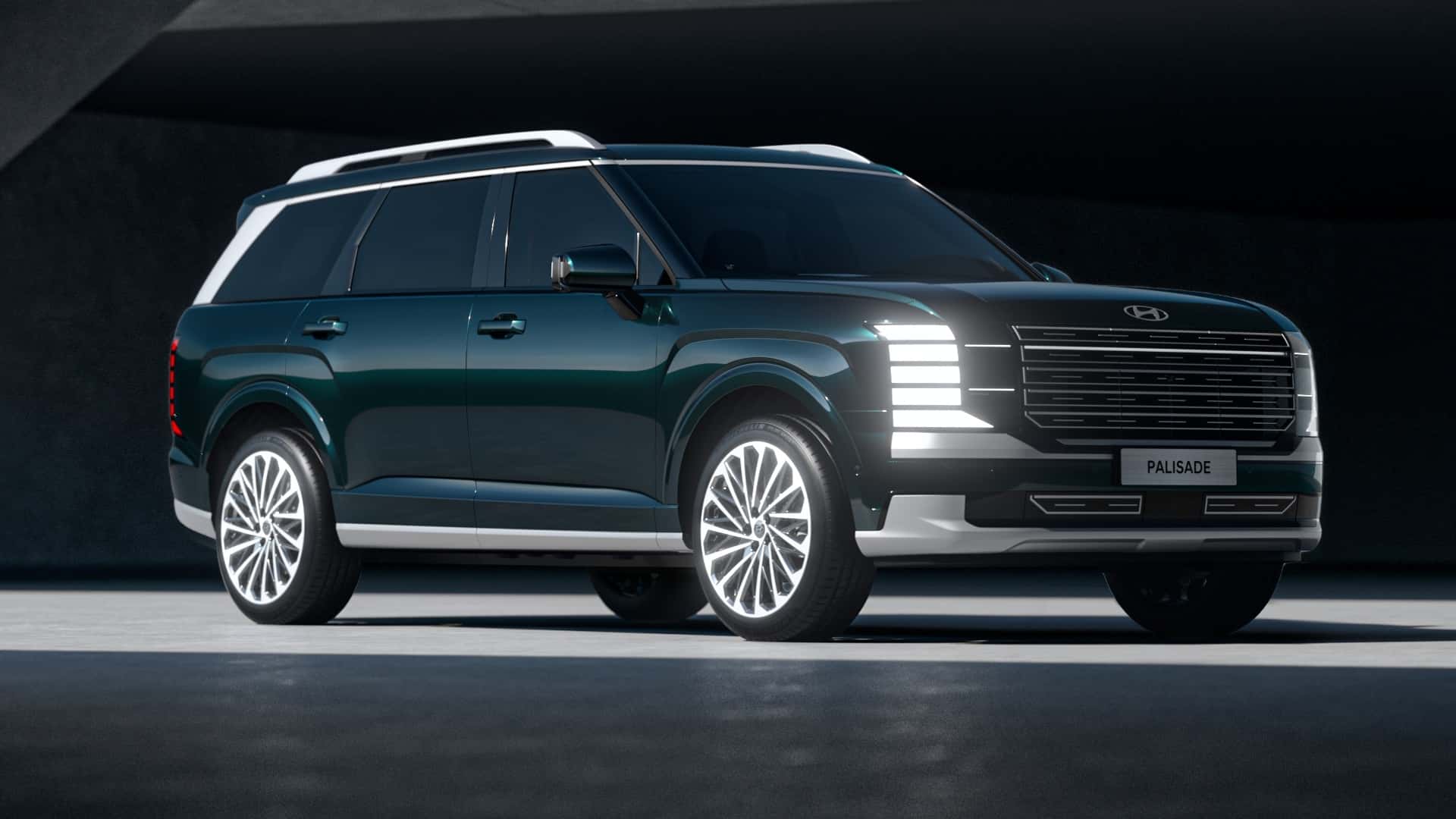 2026 Hyundai Palisade Vorderansicht 2026 Hyundai Palisade Vorderansicht
