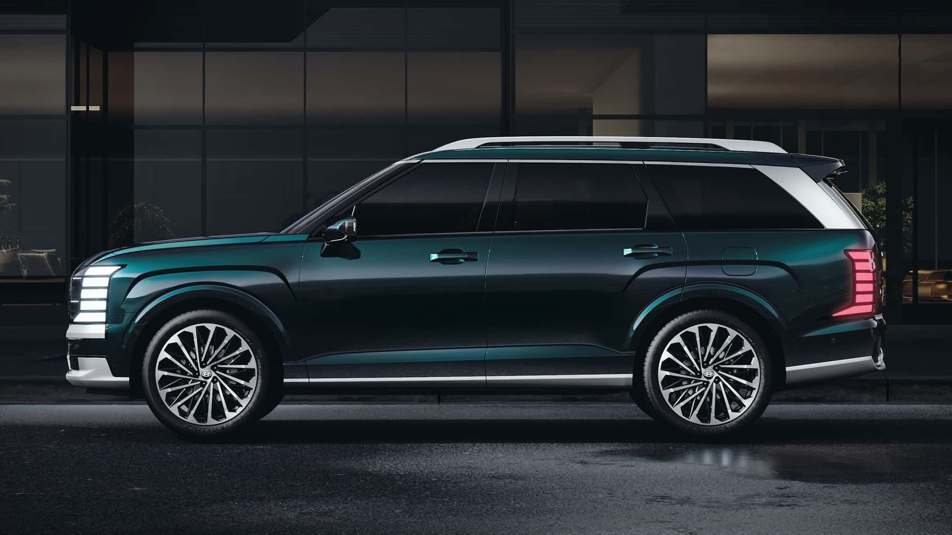 2026 Hyundai Palisade Seitenansicht 2026 Hyundai Palisade Seitenansicht