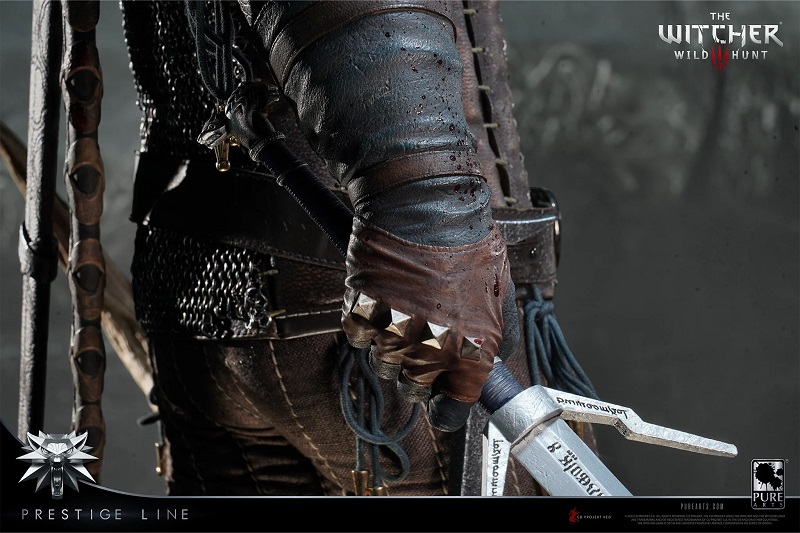 Eine Figur von Ciri aus The Witcher
