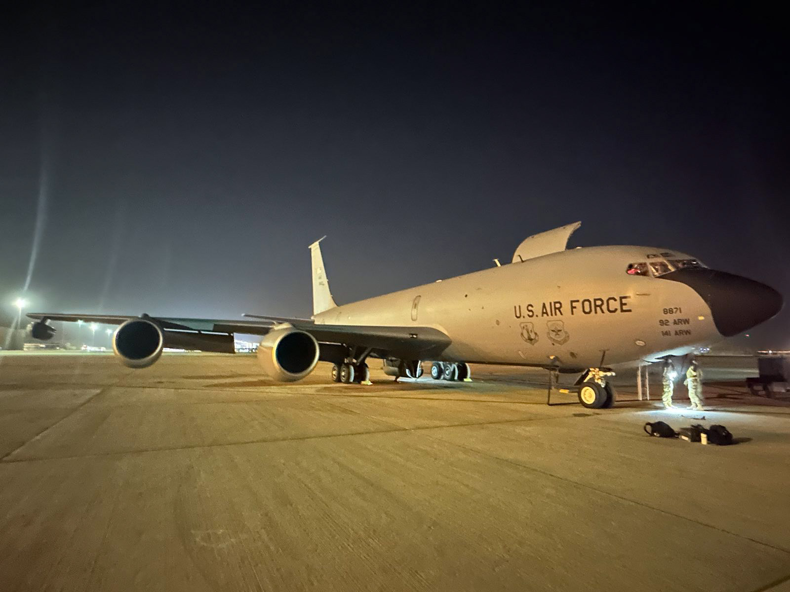 Die USA haben Luftbetankungsflugzeuge des Typs KC-135 Stratotanker nach Saudi-Arabien geschickt, um die KC-10 Extender zu ersetzen, die nach mehr als 30 Jahren Dienstzeit ausgemustert wurden