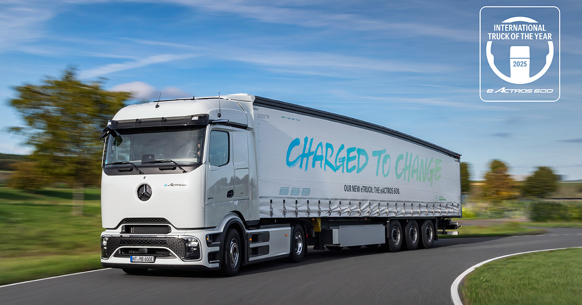 Mercedes-Benz eActros 600 - Internationaler Lkw des Jahres 2025 Mercedes-Benz eActros 600 - Internationaler Lkw des Jahres 2025