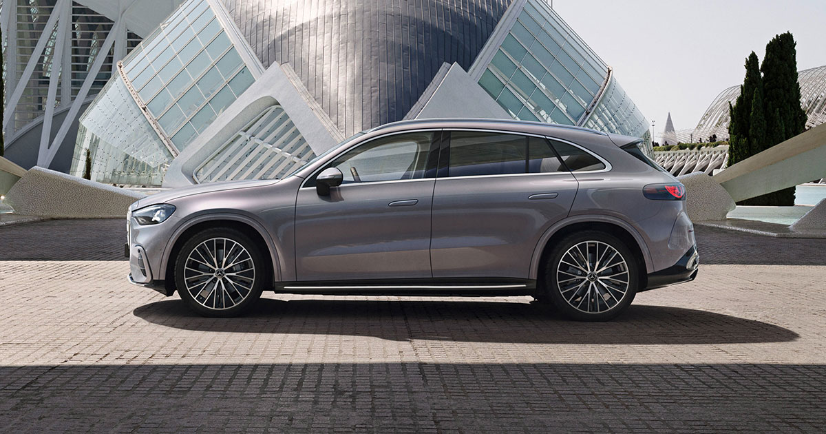 Mercedes-Benz GLC EQ Technology rear view Mercedes-Benz GLC EQ Technology rear view