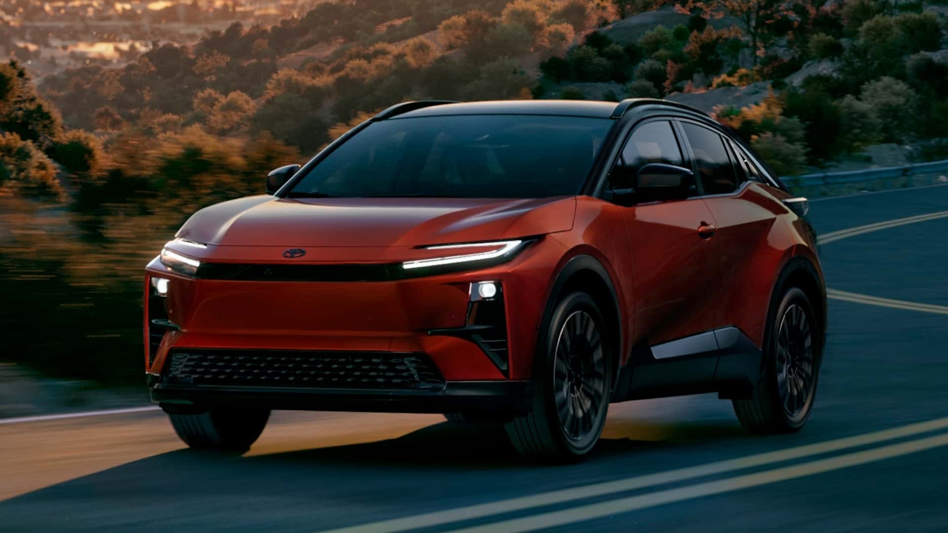 Innenraum des Toyota C-HR EV Innenraum des Toyota C-HR EV