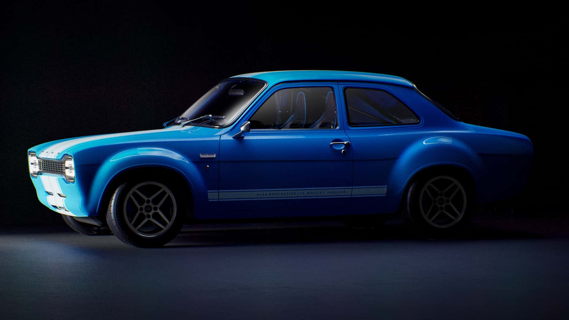 Ford Escort Mk1 RS, Seitenansicht Ford Escort Mk1 RS, Seitenansicht