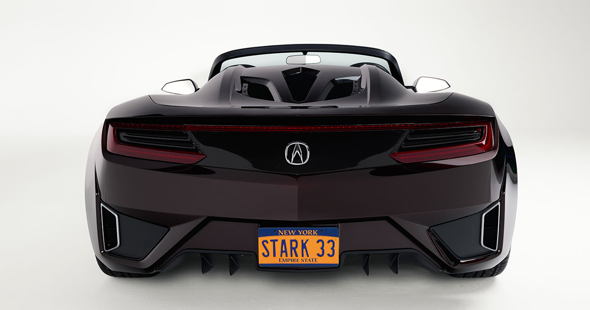 Acura NSX Roadster - Seitenansicht.