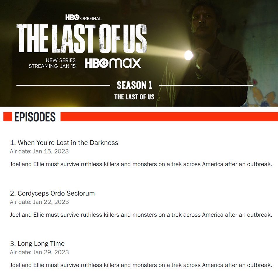 Zeit, Details zu verraten: Titel der ersten 3 Episoden der The Last of Us TV-Adaption erschienen auf Rotten Tomatoes-2 Zeit, Details zu verraten: Titel der ersten 3 Episoden der The Last of Us TV-Adaption erschienen auf Rotten Tomatoes-2