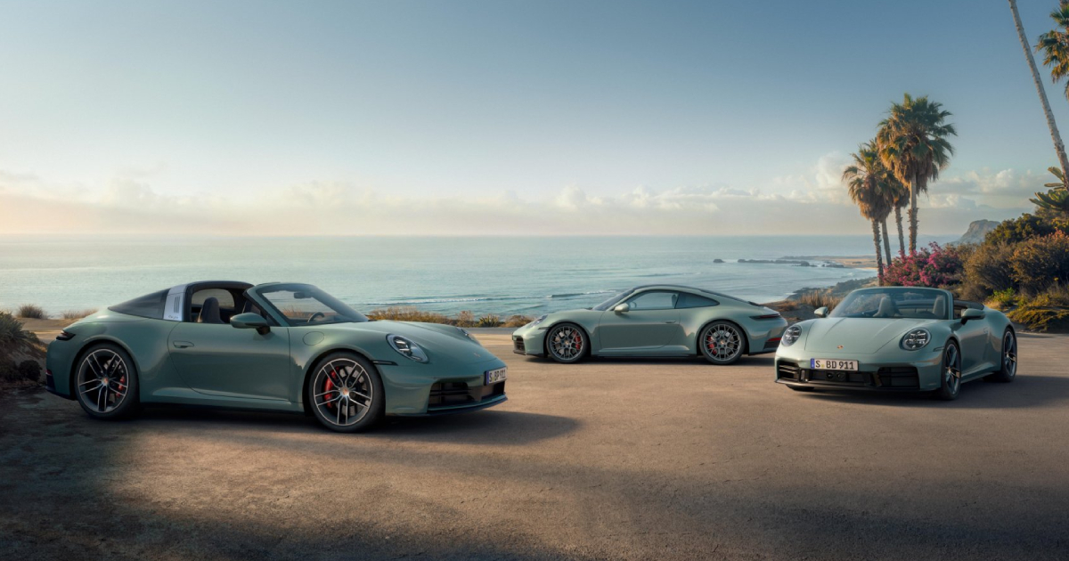 Porsche 911 Carrera 4S in der Farbe Weiß