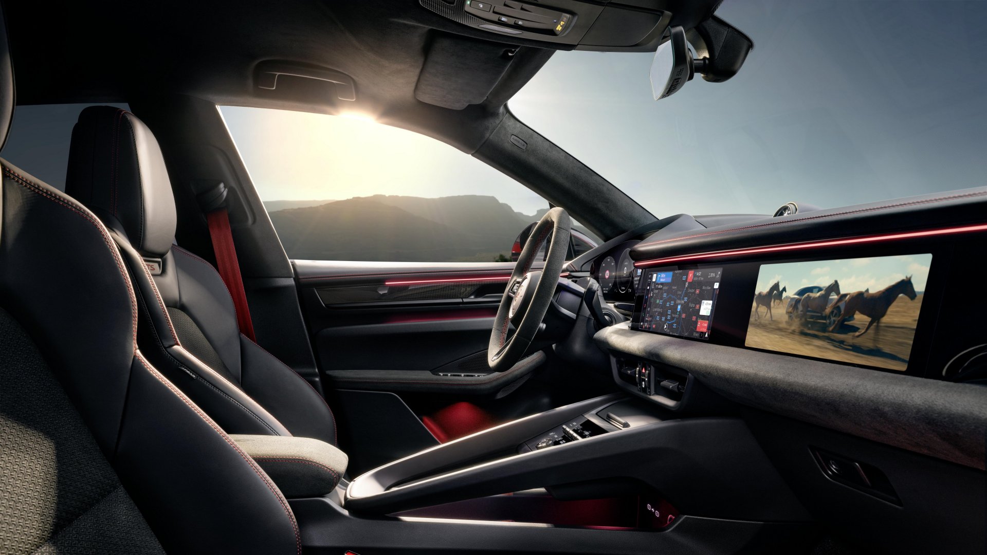 Innenelemente des Porsche Macan GTS Innenelemente des Porsche Macan GTS