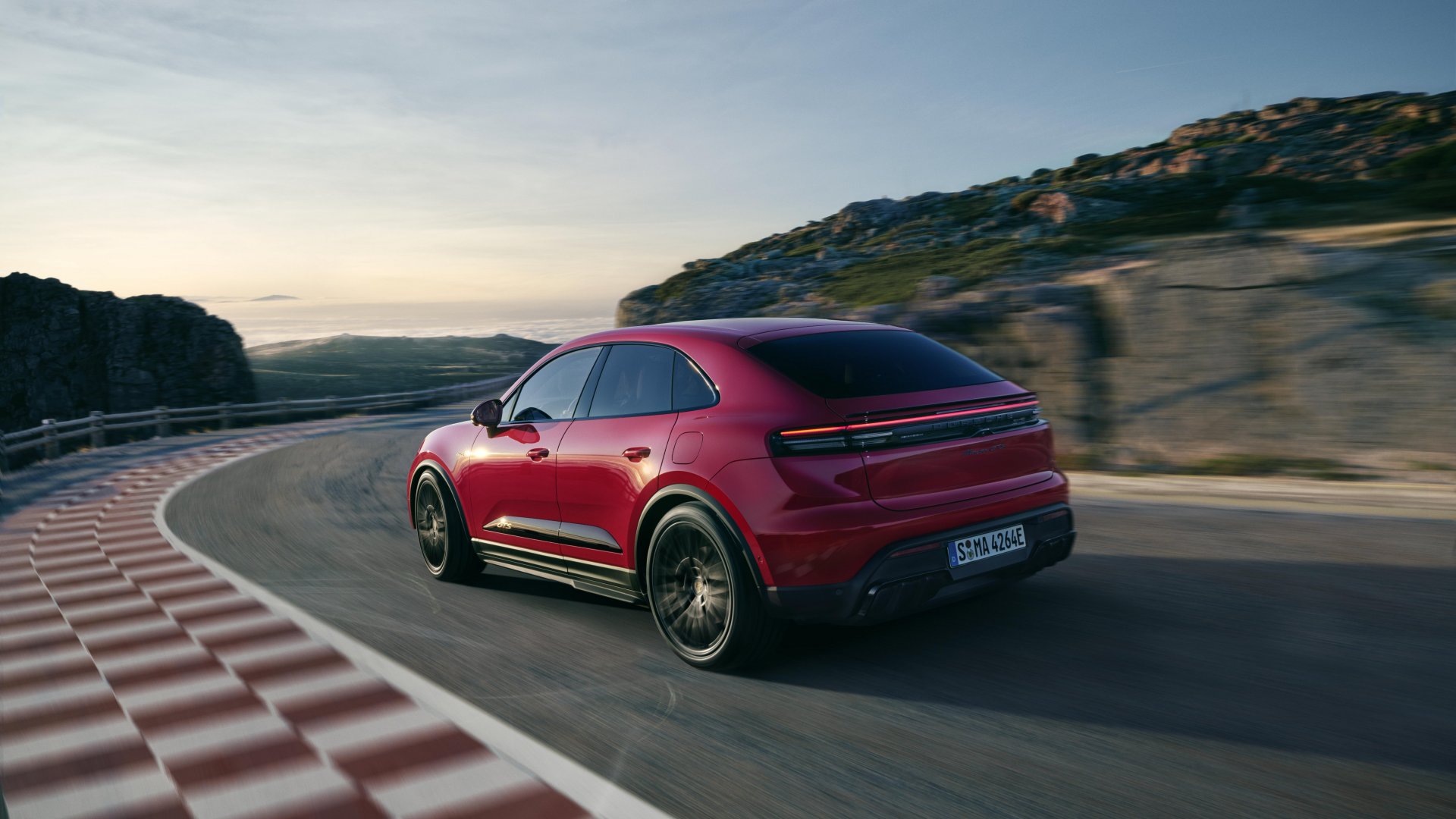 Seitenansicht des Porsche Macan GTS Seitenansicht des Porsche Macan GTS