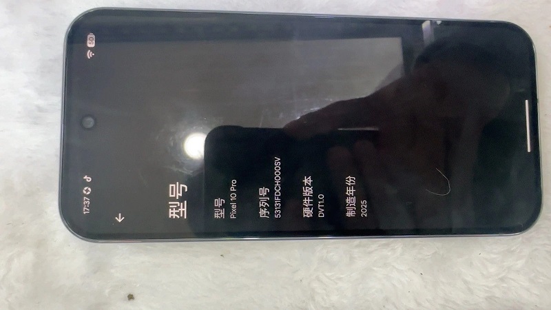 Bildschirm des Google Pixel 10 Pro