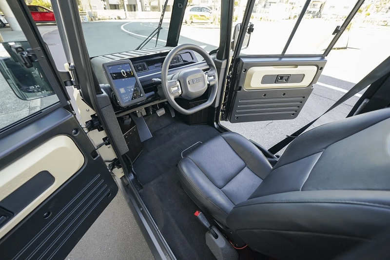 Von hinten des mibot mini EV. Von hinten des mibot mini EV.