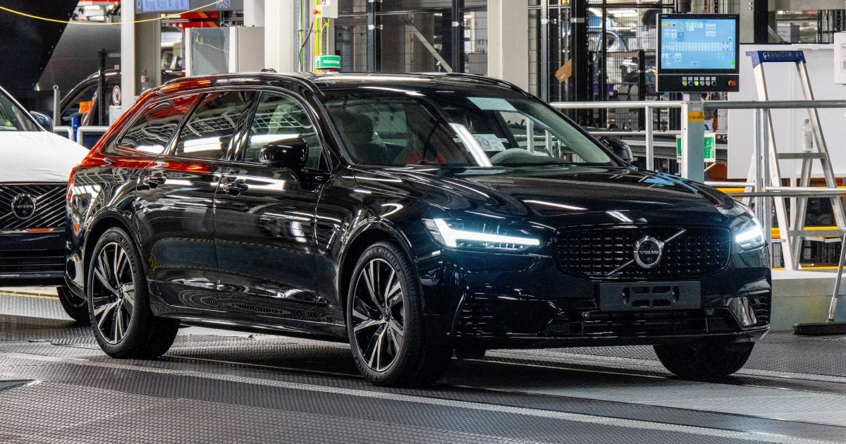 Der letzte Volvo V90, der das Band verlässt Der letzte Volvo V90, der das Band verlässt