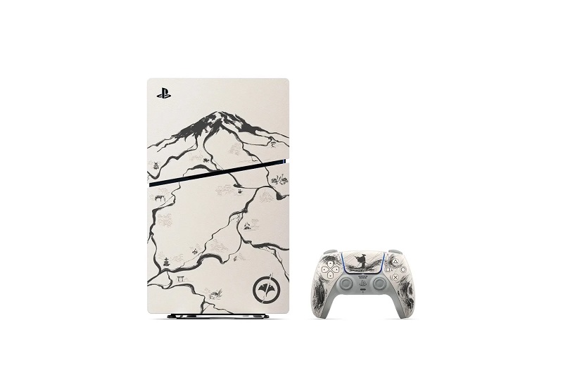 PlayStation 5 Black Limited Edition im Sumi-e-Stil PlayStation 5 Black Limited Edition im Sumi-e-Stil