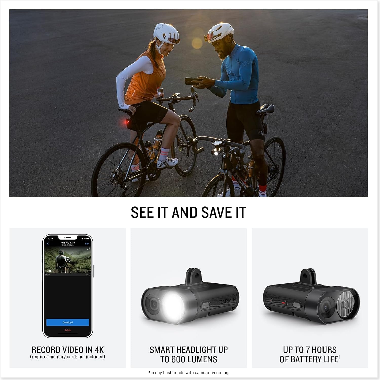 4K Kamera für Fahrradscheinwerfer 4K Kamera für Fahrradscheinwerfer