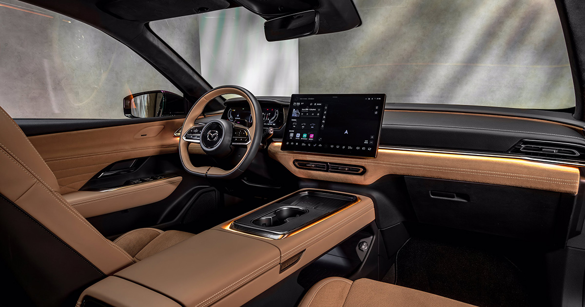 Das Äußere des Mazda 6e