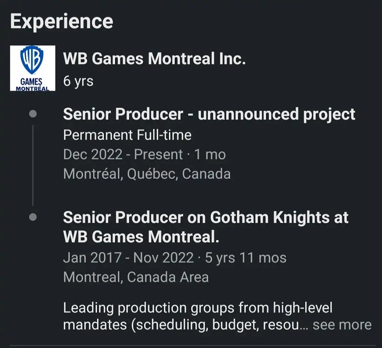 Die Entwickler von Gotham Knights arbeiten bereits an einem neuen Spiel, das auf dem DC-Comics-Universum basiert-2 Die Entwickler von Gotham Knights arbeiten bereits an einem neuen Spiel, das auf dem DC-Comics-Universum basiert-2