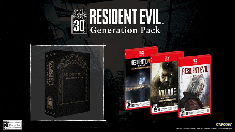 Generation Pack Bild für Switch 2 Resident Evil Requiem