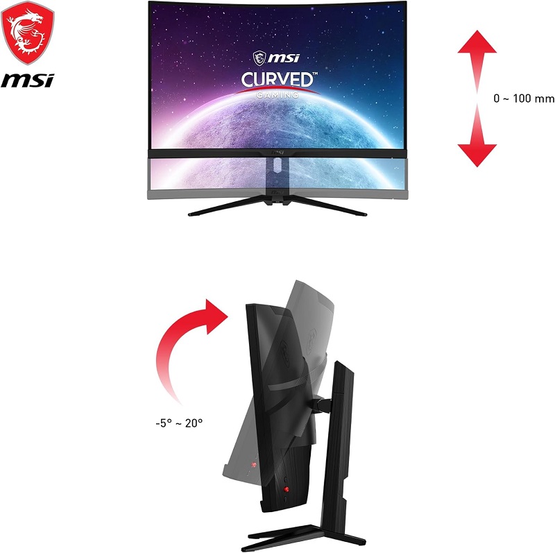 MSI MPG 325CQRXF Monitor im Innenraum MSI MPG 325CQRXF Monitor im Innenraum