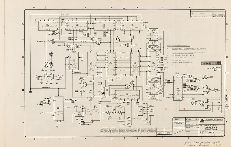 Ein alter Apple-1 Computer. Ein alter Apple-1 Computer.