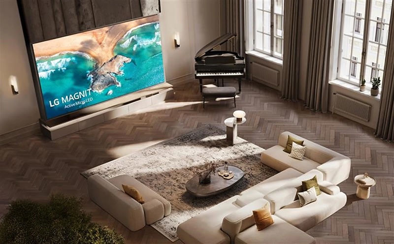 LG Magnit Active Micro LED TV Frontalansicht LG Magnit Active Micro LED TV Frontalansicht