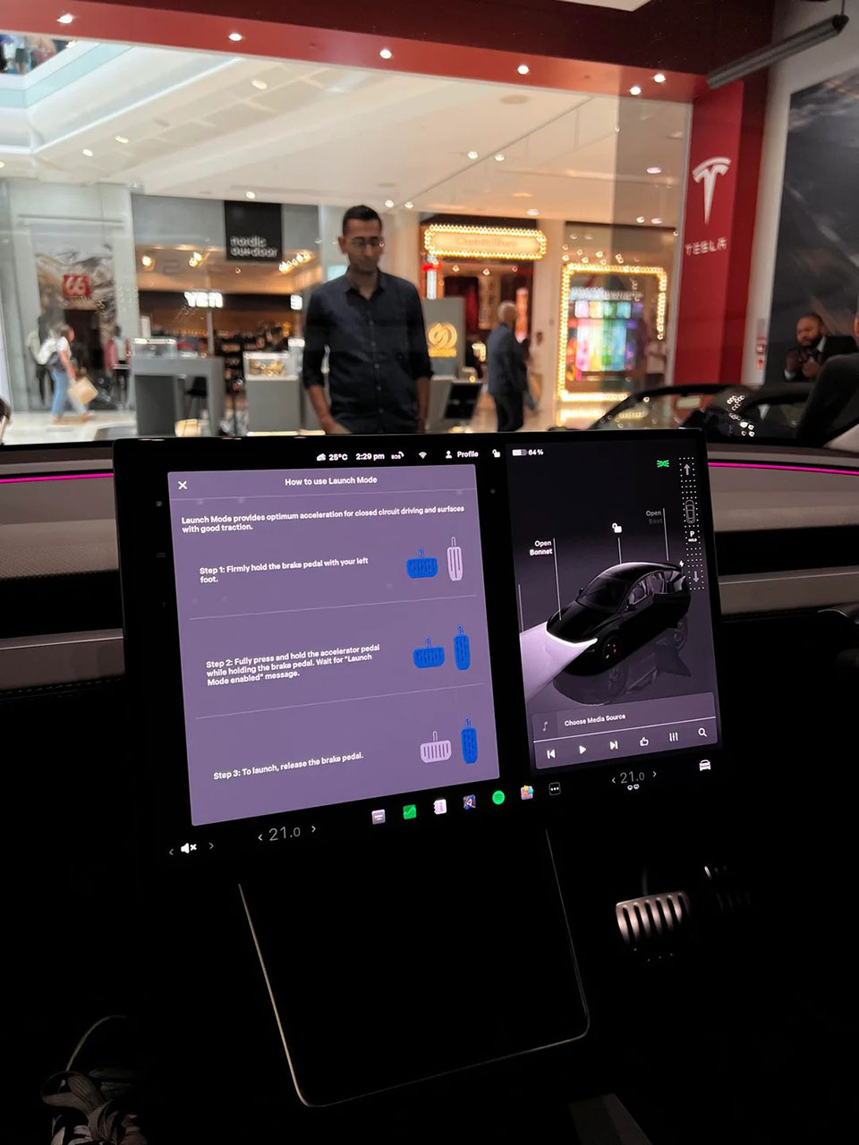 Launch Mode in Tesla Model Y Performance Launch Mode in Tesla Model Y Performance