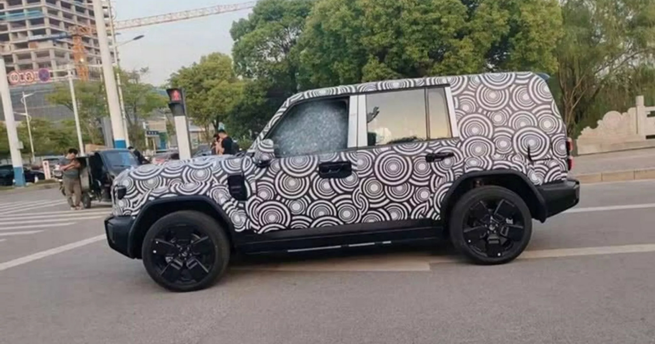 Rückansicht des iCar SUV Rückansicht des iCar SUV