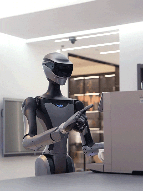 Der humanoide Roboter HIVA Haiwa.