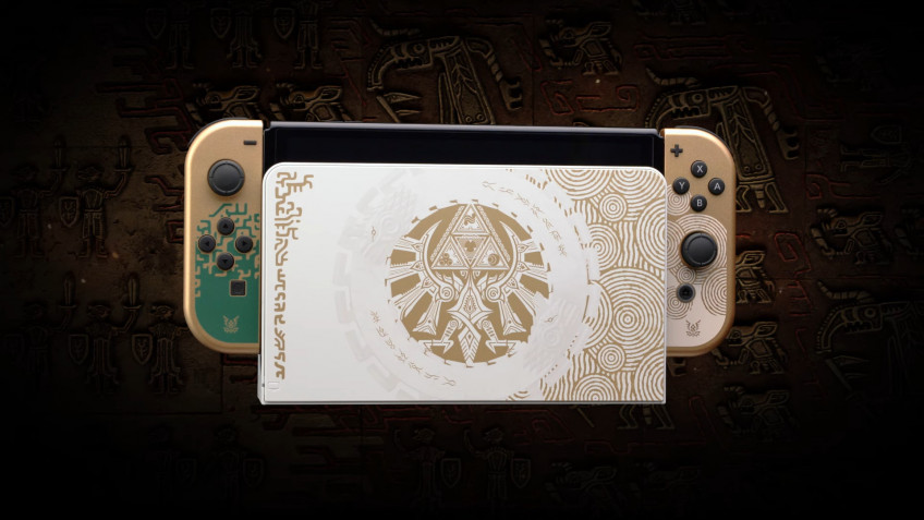 Nintendo hat eine limitierte Auflage der Switch OLED-Konsole vorgestellt, die im Stil von The Legend of Zelda: Tears of the Kingdom-5 Nintendo hat eine limitierte Auflage der Switch OLED-Konsole vorgestellt, die im Stil von The Legend of Zelda: Tears of the Kingdom-5
