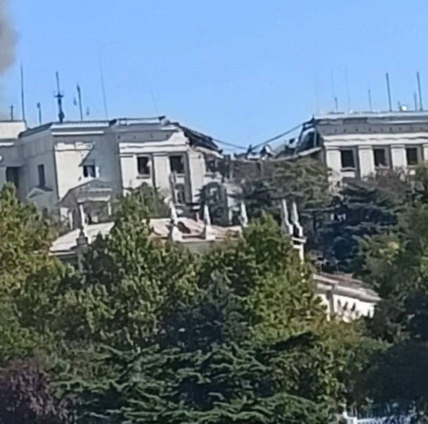 Ukrainische Raketen zerstören Hauptquartier der russischen Schwarzmeerflotte auf der Krim-2 Ukrainische Raketen zerstören Hauptquartier der russischen Schwarzmeerflotte auf der Krim-2