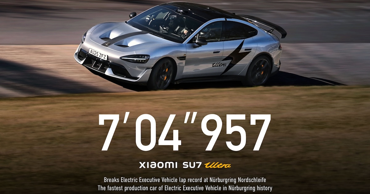 Xiaomi SU7 Ultra am Nürburgring Xiaomi SU7 Ultra am Nürburgring