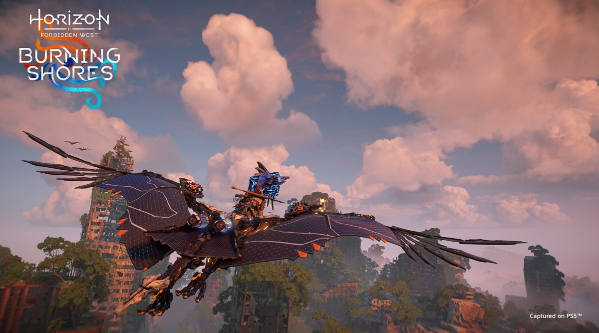 Die Schönheit und der Realismus des Himmels in den neuen Screenshots des Add-ons Burning Shores für Horizon Forbidden West Die Schönheit und der Realismus des Himmels in den neuen Screenshots des Add-ons Burning Shores für Horizon Forbidden West