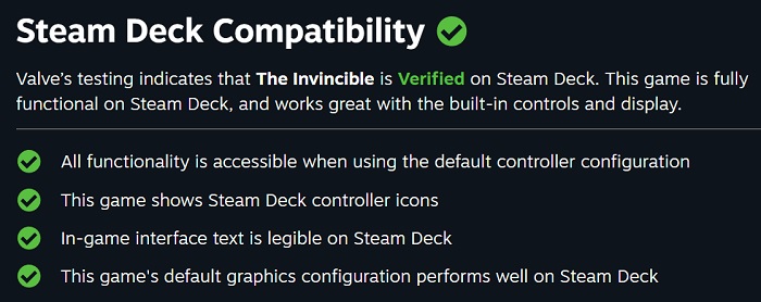 Der atmosphärische Thriller The Invincible wird ab dem Veröffentlichungsdatum vollständig mit der Handheld-Konsole Steam Deck kompatibel sein-2 Der atmosphärische Thriller The Invincible wird ab dem Veröffentlichungsdatum vollständig mit der Handheld-Konsole Steam Deck kompatibel sein-2
