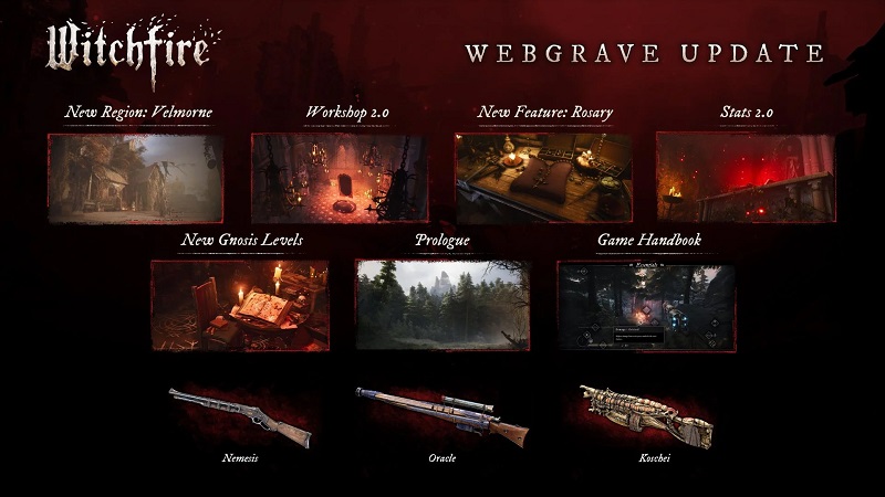 Ein Bild der neuen Waffe in Witchfire