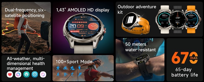 Rollme GT 3 Smartwatch an Ihrem Arm Rollme GT 3 Smartwatch an Ihrem Arm