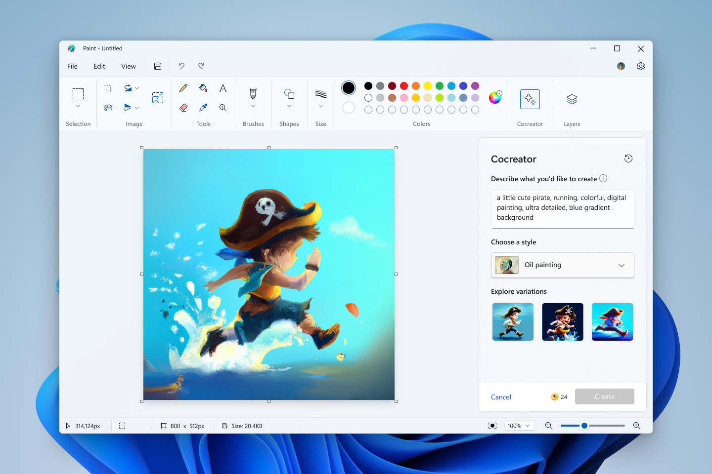 Microsoft testet einen DALL-E-basierten Bildgenerator in Paint für Windows 11 Microsoft testet einen DALL-E-basierten Bildgenerator in Paint für Windows 11