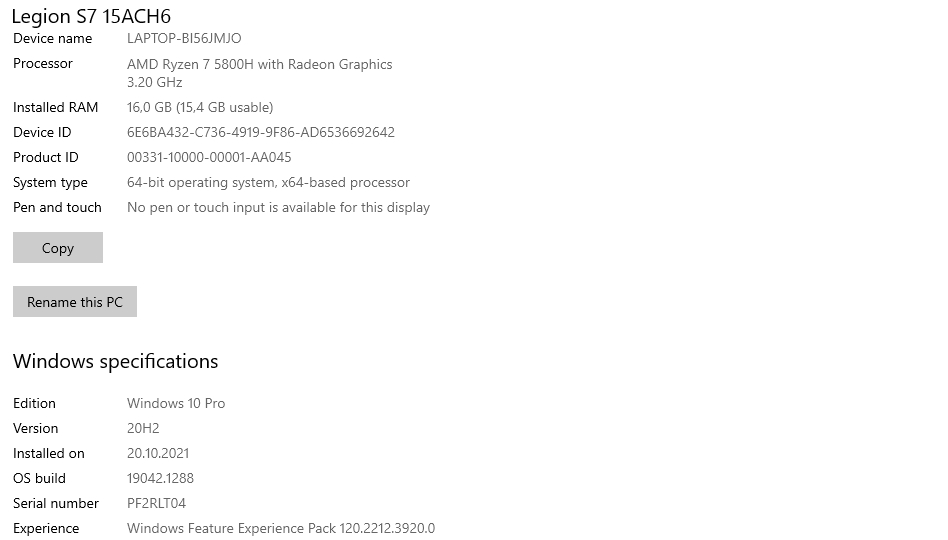 Lenovo Legion Slim 7 Test: ein Crossover unter den Gaming-Notebooks-35 Lenovo Legion Slim 7 Test: ein Crossover unter den Gaming-Notebooks-35