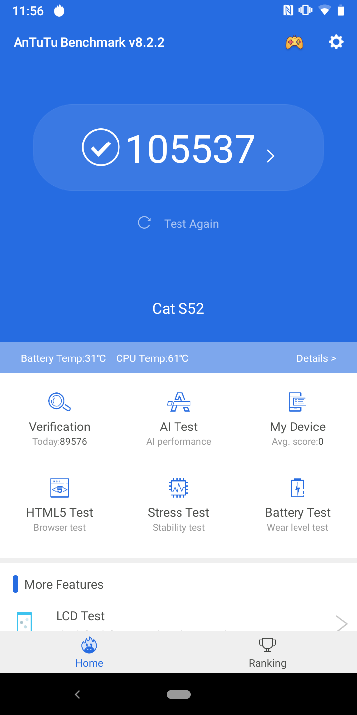 CAT S52 im Test: das "unzerbrechliche" Smartphone mit menschlichem Gesicht und NFC-33 CAT S52 im Test: das "unzerbrechliche" Smartphone mit menschlichem Gesicht und NFC-33