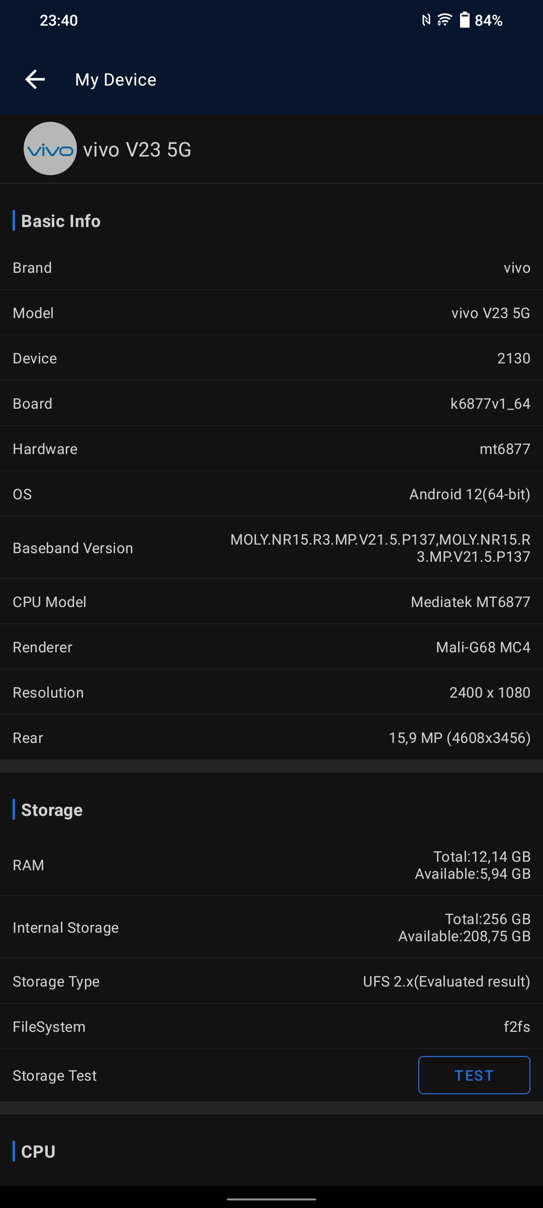 Vivo V23 5G im Test: Das erste farbwechselnde Smartphone der Welt-97