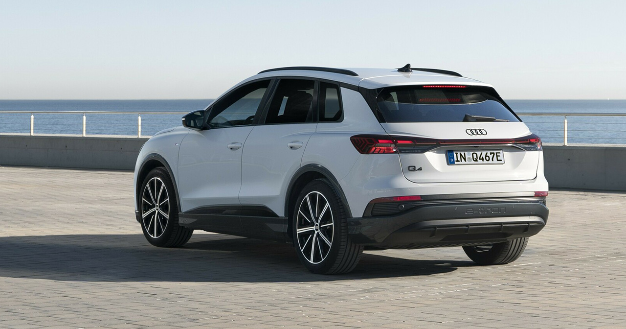 Audi Q4 40 e-tron in Bewegung Audi Q4 40 e-tron in Bewegung
