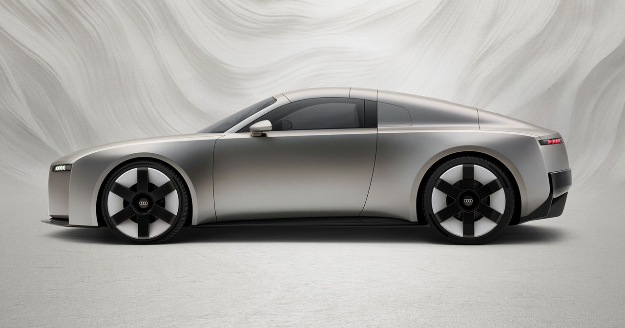 Seitenansicht des Audi Concept C Seitenansicht des Audi Concept C