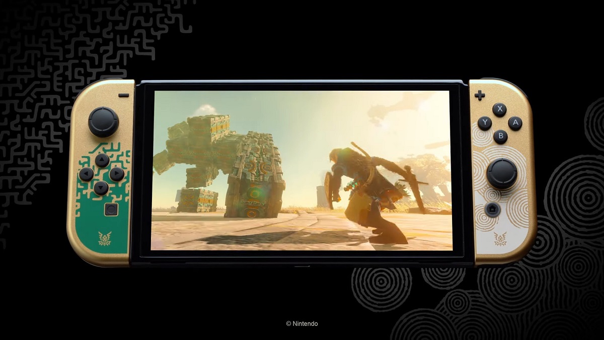 Nintendo hat eine limitierte Auflage der Switch OLED-Konsole vorgestellt, die im Stil von The Legend of Zelda: Tears of the Kingdom Nintendo hat eine limitierte Auflage der Switch OLED-Konsole vorgestellt, die im Stil von The Legend of Zelda: Tears of the Kingdom