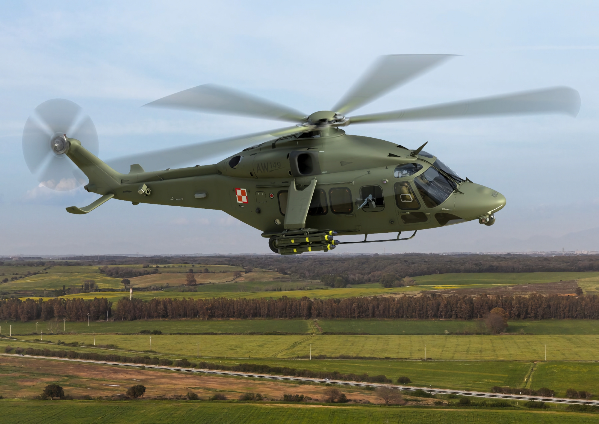 Polnische Armee erhält erstes Los von Hubschraubern des Typs AgustaWestland AW149 Polnische Armee erhält erstes Los von Hubschraubern des Typs AgustaWestland AW149