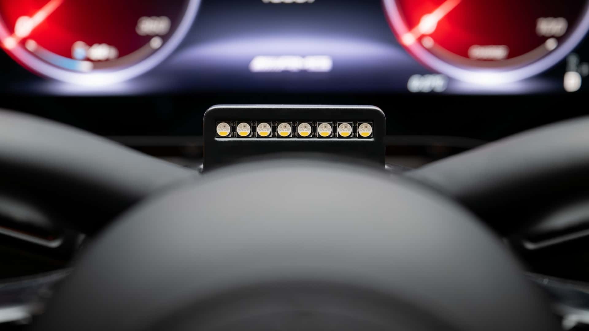 Mercedes-AMG GT XX Konzept Armaturenbrett. Mercedes-AMG GT XX Konzept Armaturenbrett.