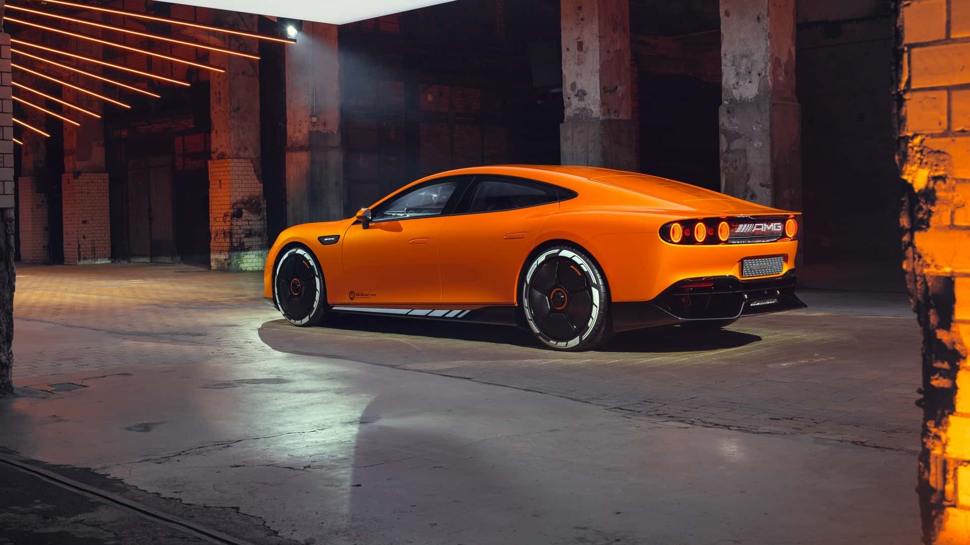 Mercedes-AMG GT XX Konzept Seitenansicht Mercedes-AMG GT XX Konzept Seitenansicht