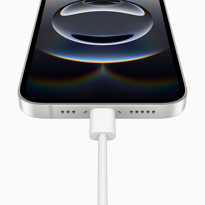 USB-C für das iPhone 16e. Illustration: Apple