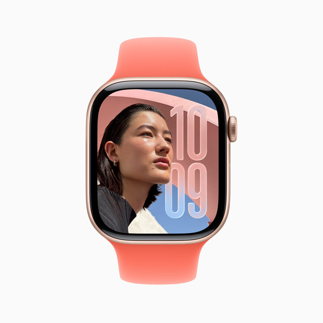Photos Face Zifferblatt mit Liquid Glass in watchOS 26 Photos Face Zifferblatt mit Liquid Glass in watchOS 26