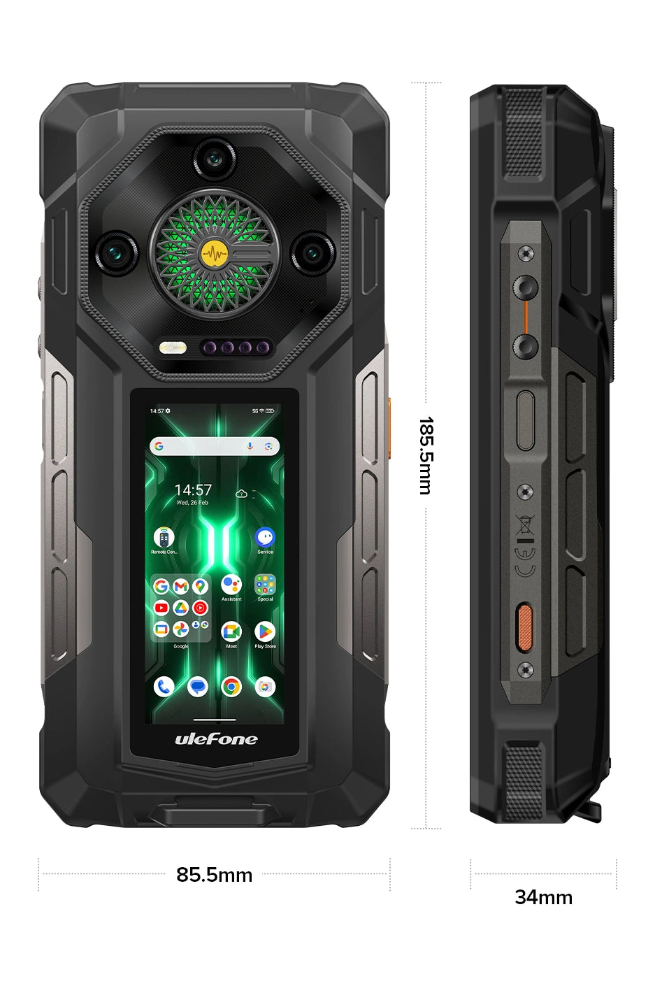 Das dritte Foto der Eigenschaften des Ulefone Armor 33 Pro