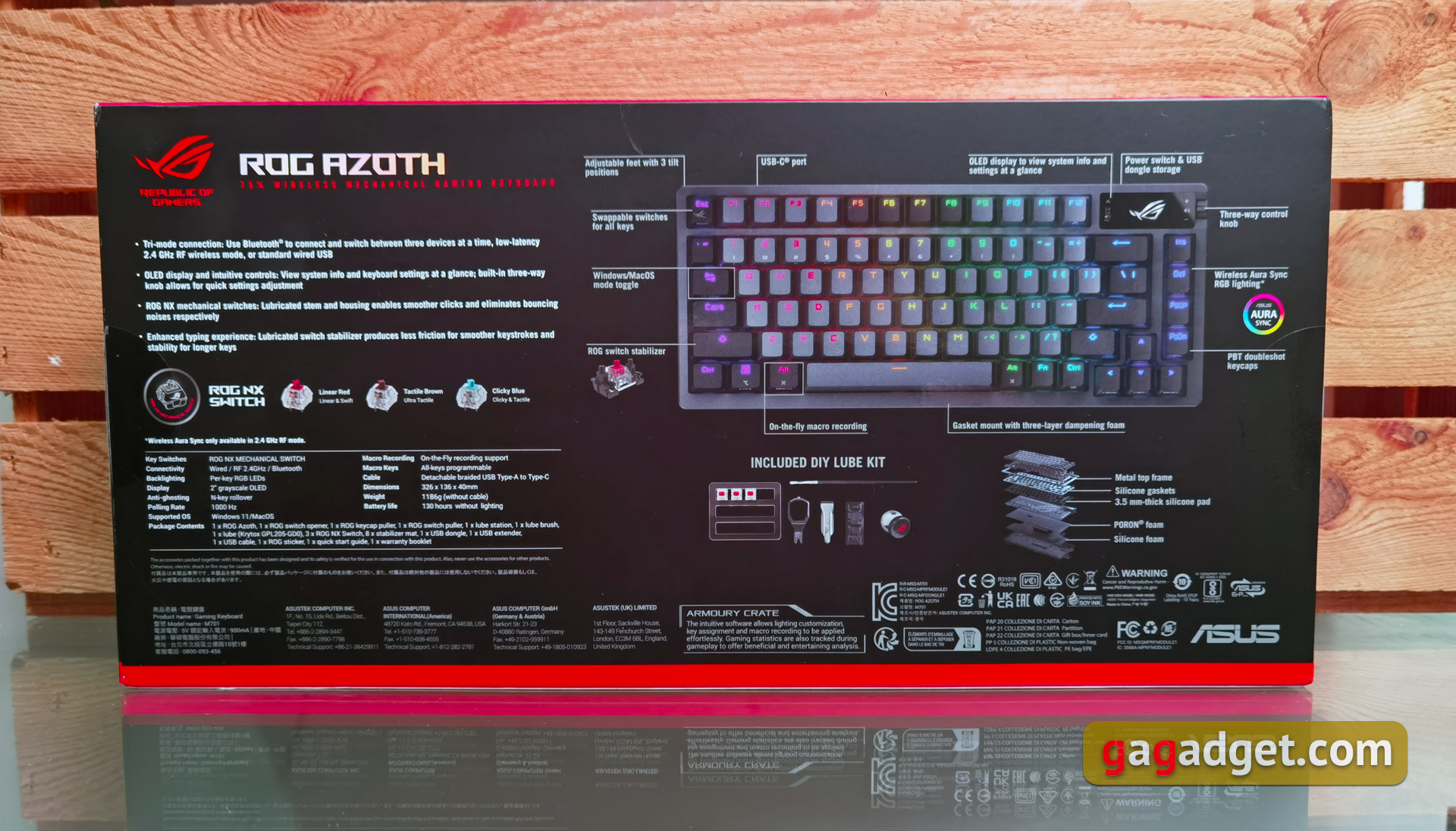ASUS ROG Azoth im Test: eine kompromisslose mechanische Tastatur für Gamer, die man nicht erwarten würde-3 ASUS ROG Azoth im Test: eine kompromisslose mechanische Tastatur für Gamer, die man nicht erwarten würde-3