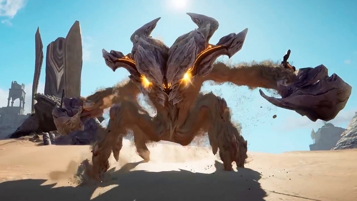 Mächtige Magie, gefährliche Monster und riesige Wüsten im detaillierten Gameplay-Trailer zu Atlas Fallen - dem Action-RPG von den Machern von The Surge Mächtige Magie, gefährliche Monster und riesige Wüsten im detaillierten Gameplay-Trailer zu Atlas Fallen - dem Action-RPG von den Machern von The Surge